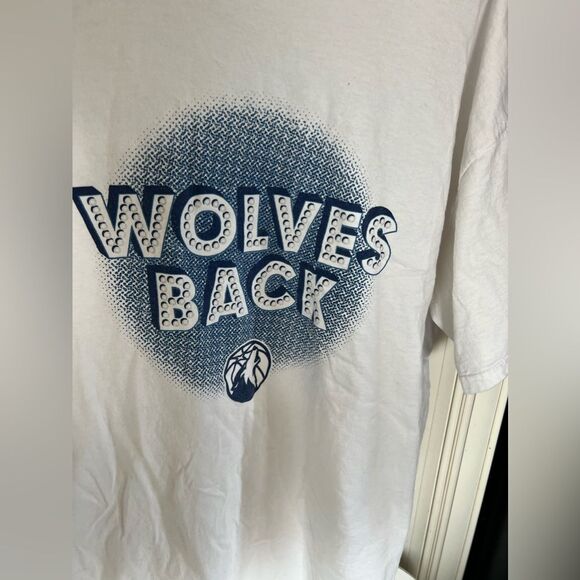 Minnesota Timberwolves 2024 Playoffs NBA Basketball Wolves Back T Shirt XL SGA - Picture 4 of 7